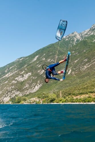 aaron hadlow al lago di garda