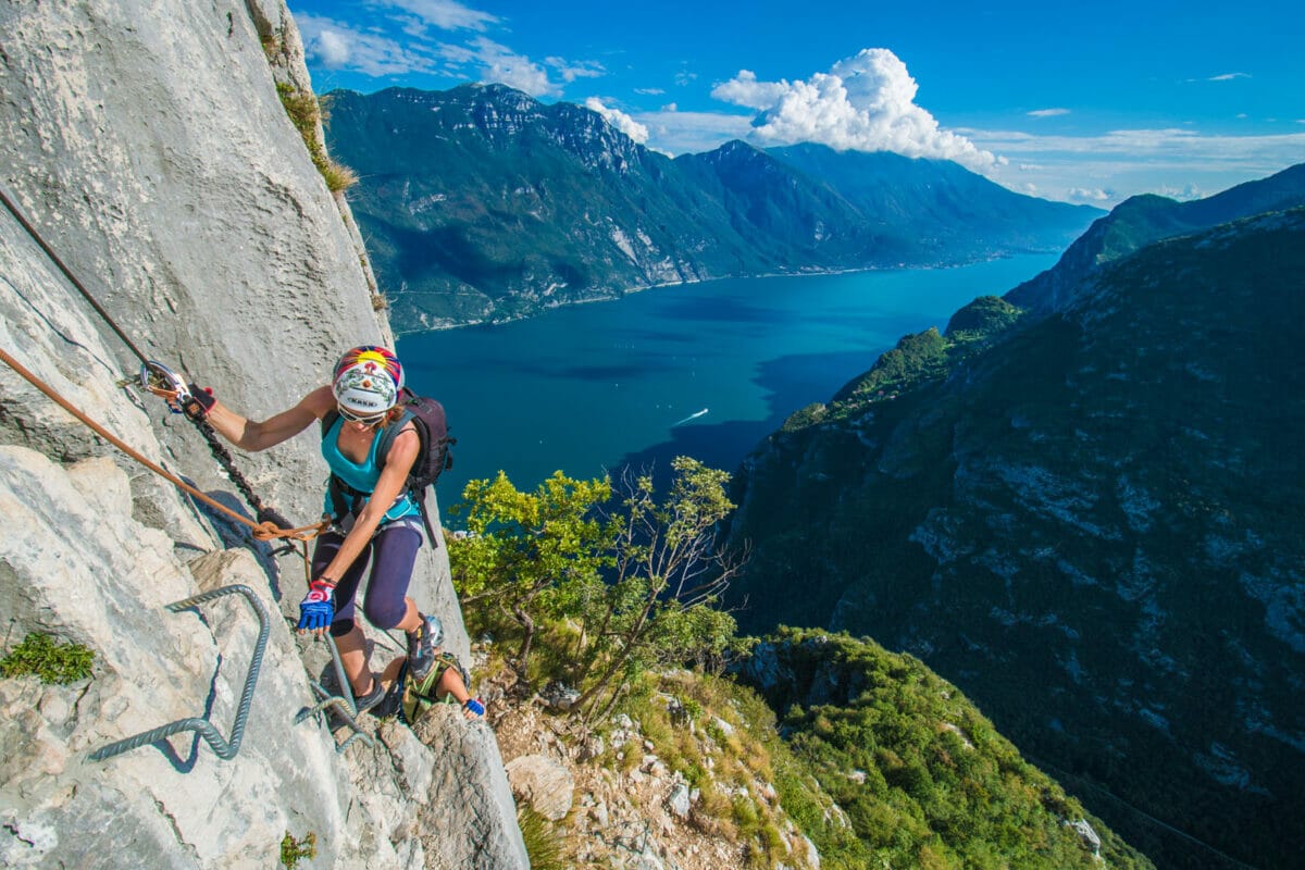 via ferrata cima capi con guida alpina