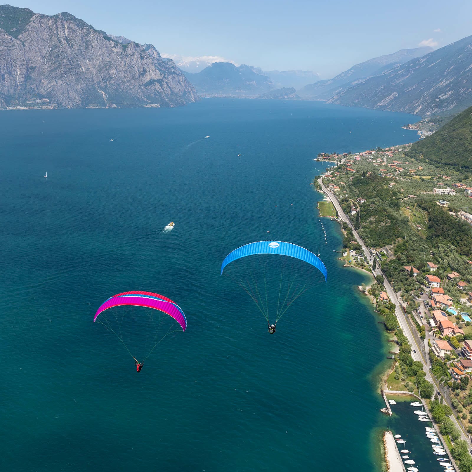 landing in malcesine