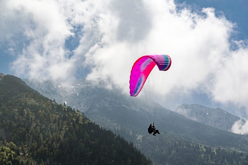 Volo tandem in parapendio sul Monte Baldo