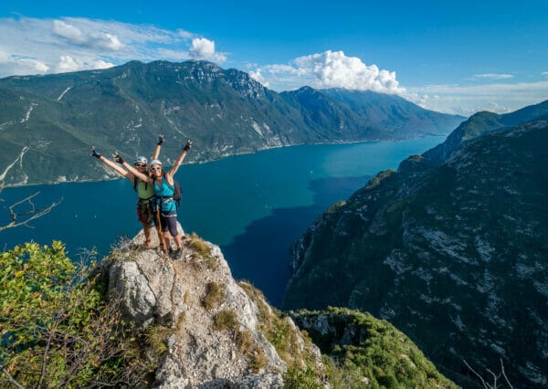 foto panoramica alla fine della via ferrata f.susatti