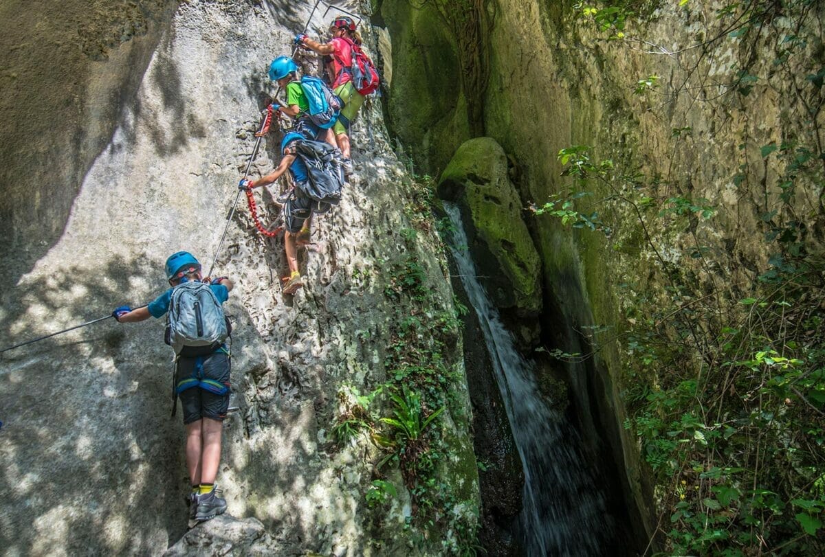 via ferrata rio sallagoni arco mountain guide