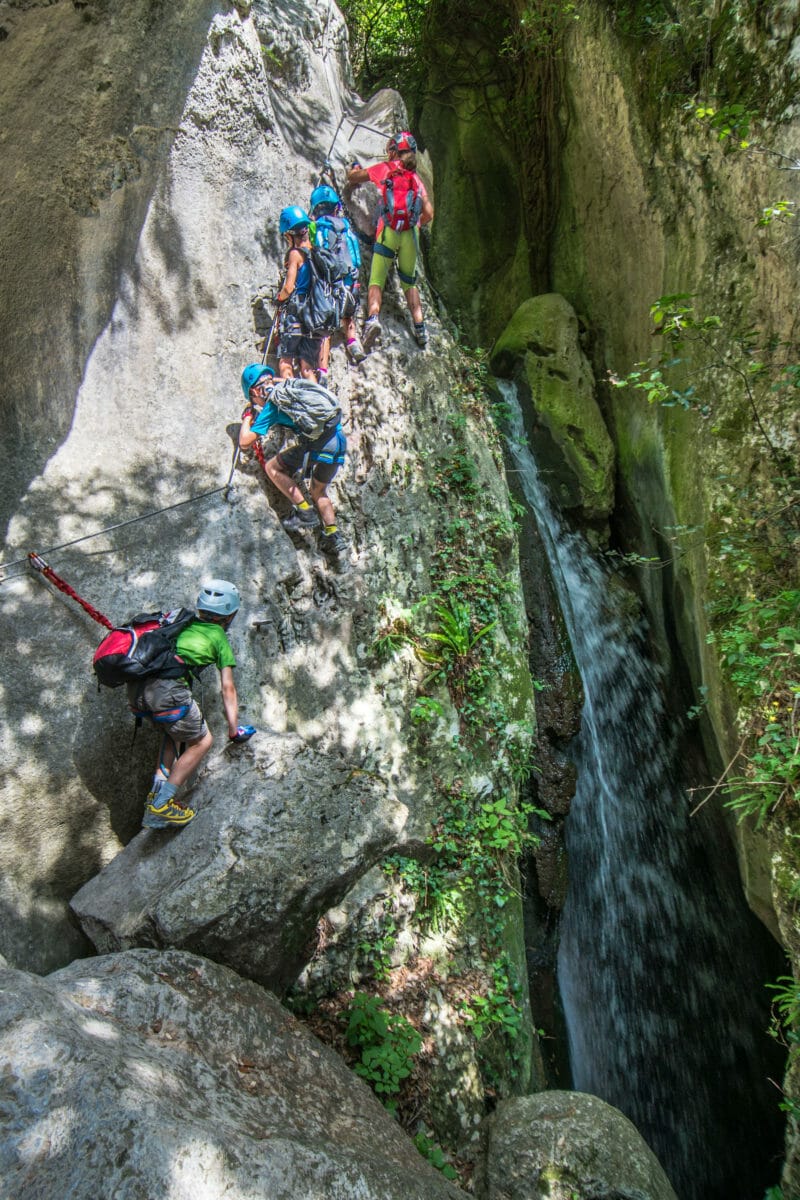 via ferrata rio sallagoni arco mountain guide