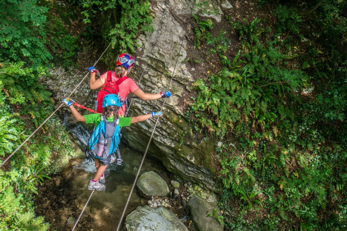 via ferrata rio sallagoni castel drena