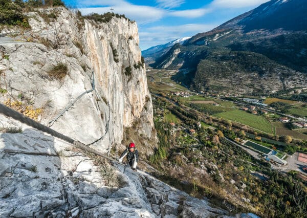 passaggio verticale ferrata colodri