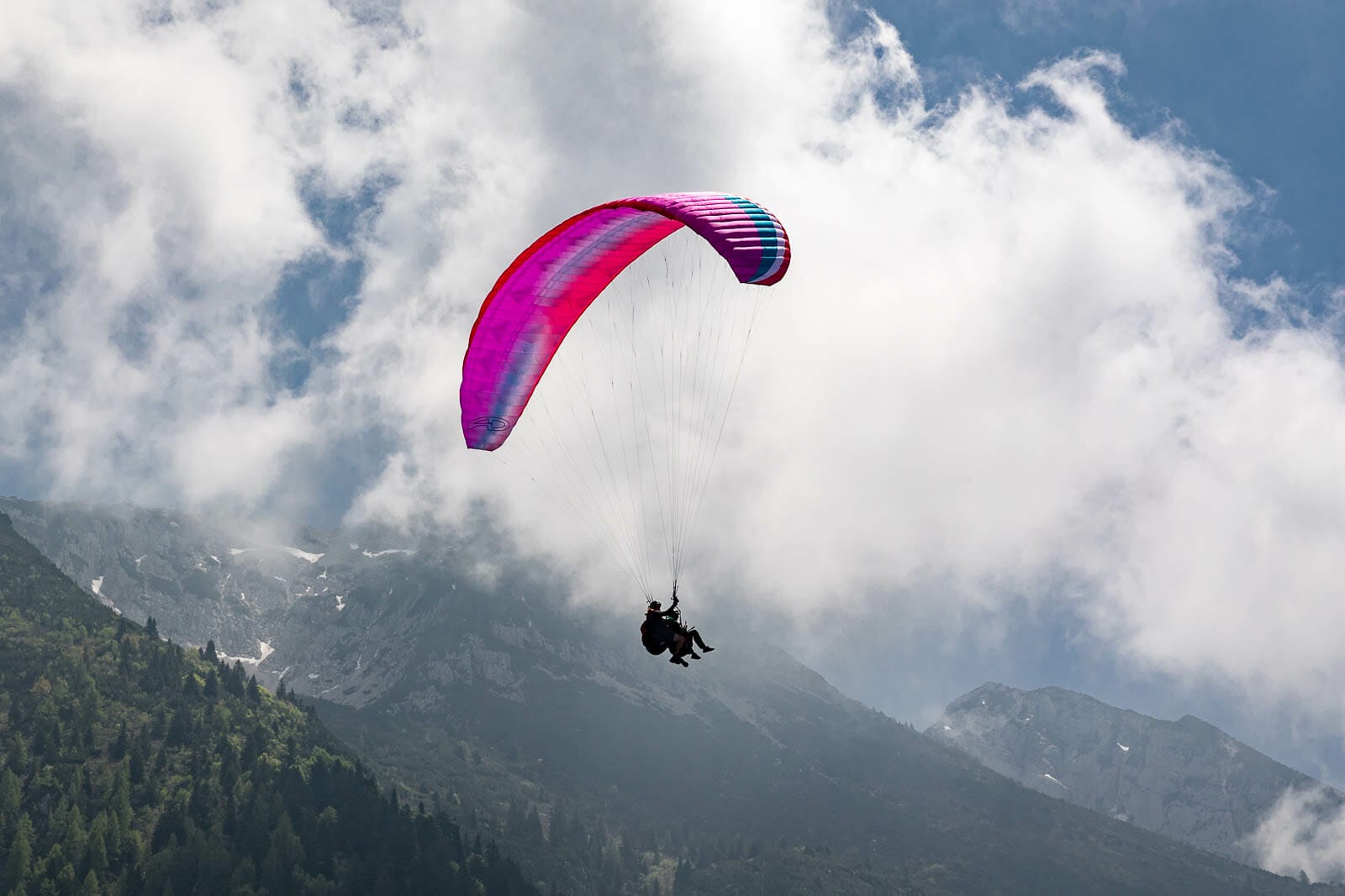 Tandemflug mit Monte Baldo Sicht