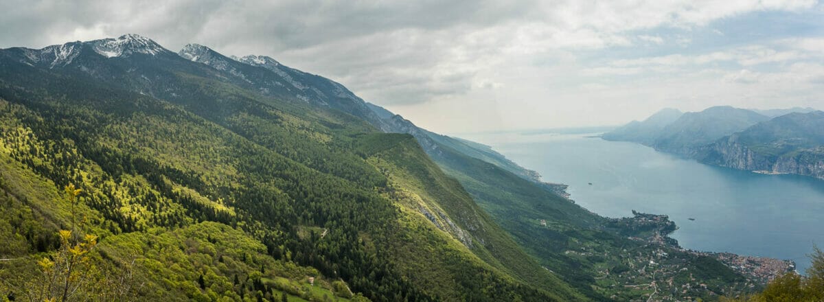 panorama dai prai di Malcesine