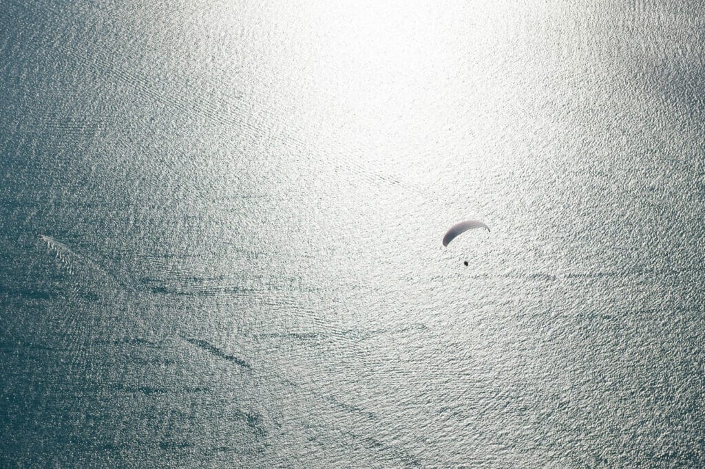 Tandemflug am Abend am Gardasee