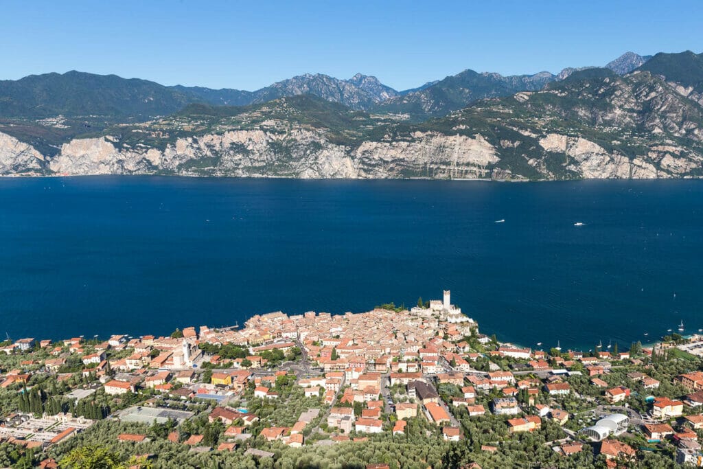 Panorama dalla Madonna dell'Accoglienza di Malcesine