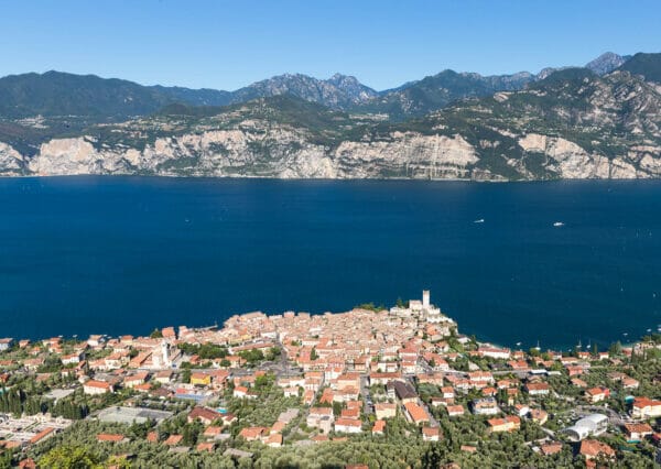 Panorama dalla Madonna dell'Accoglienza di Malcesine