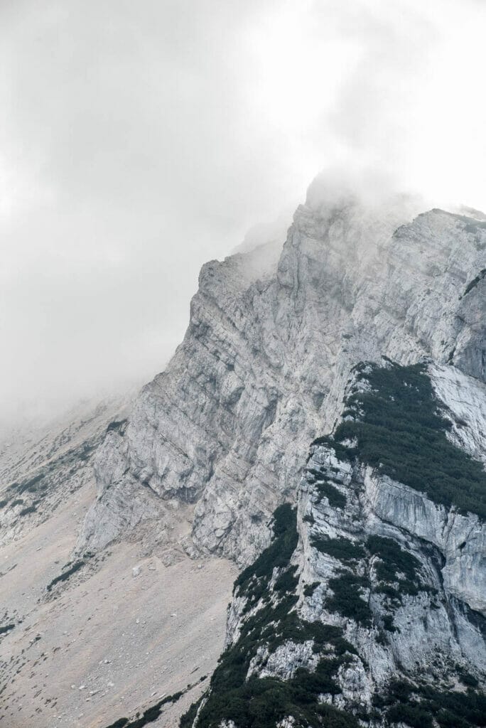 Monte Baldo und nebel