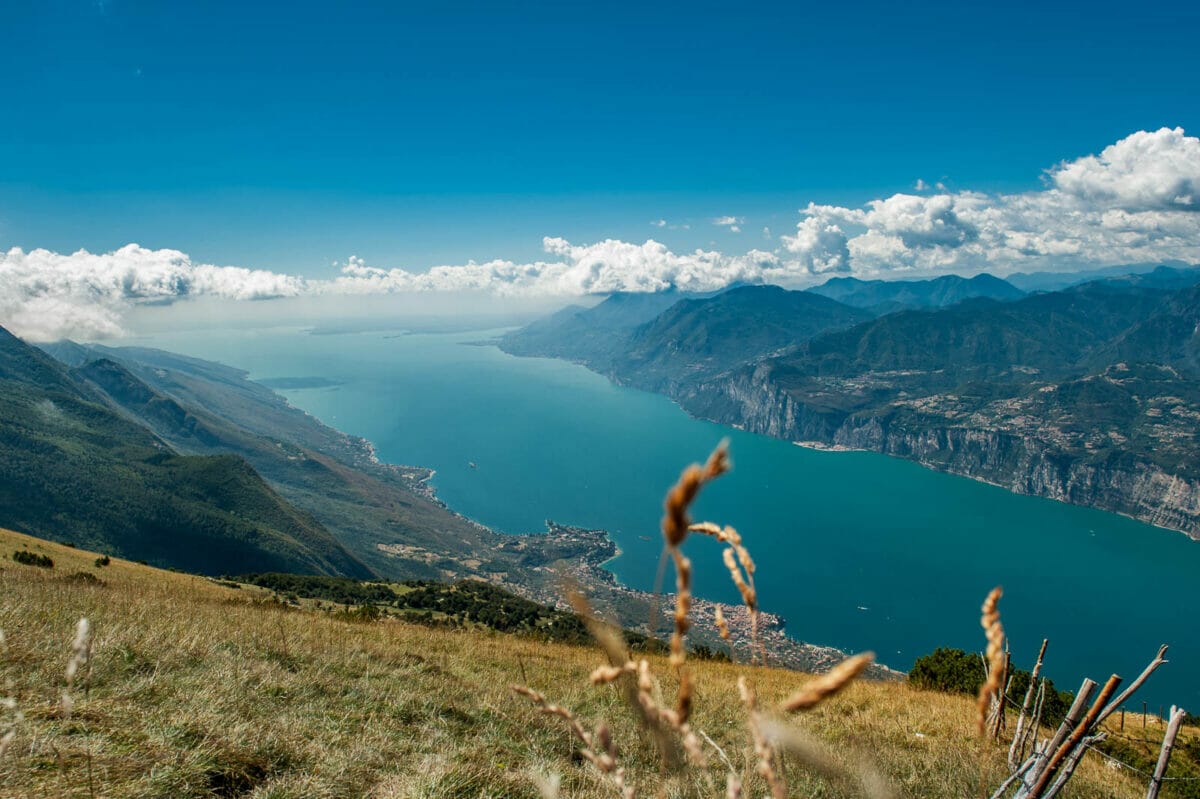 Panorama uber Gardasee sud