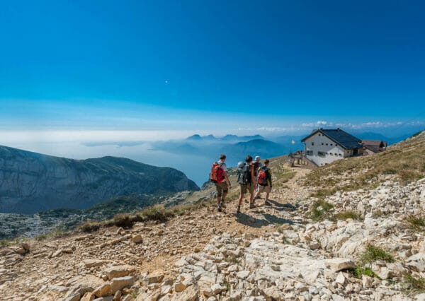 arrivo al rifugio telegrafo