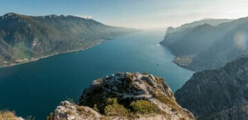 lago di garda da punta larici