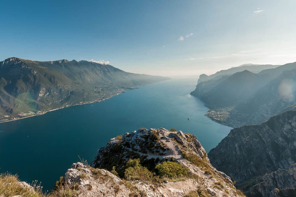 lago di garda da punta larici