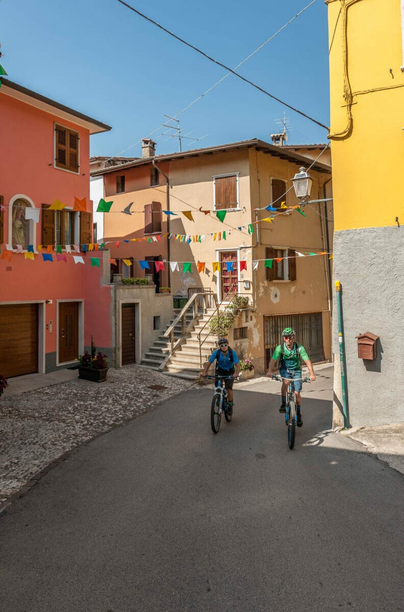 biking in castello