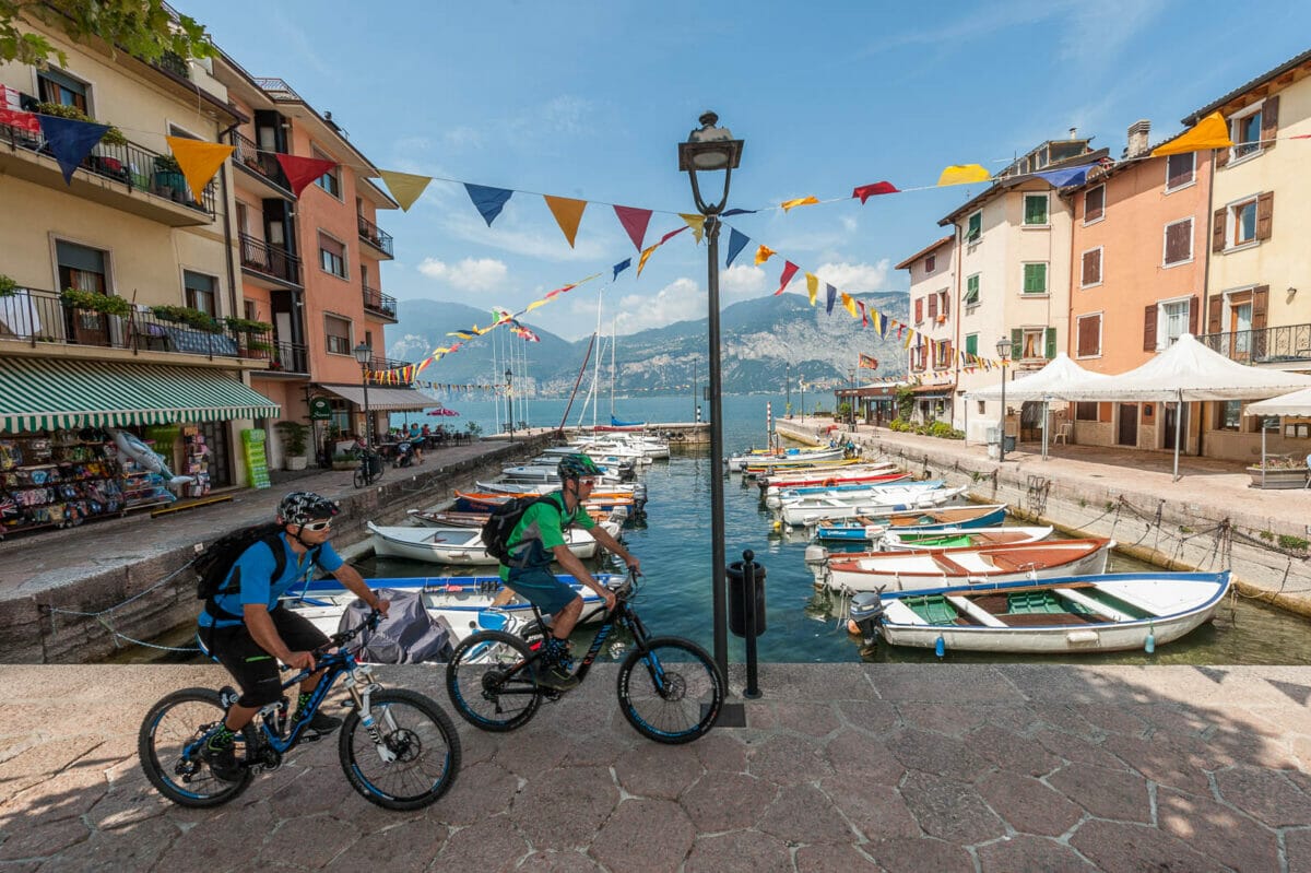 porto harbour at lake garda