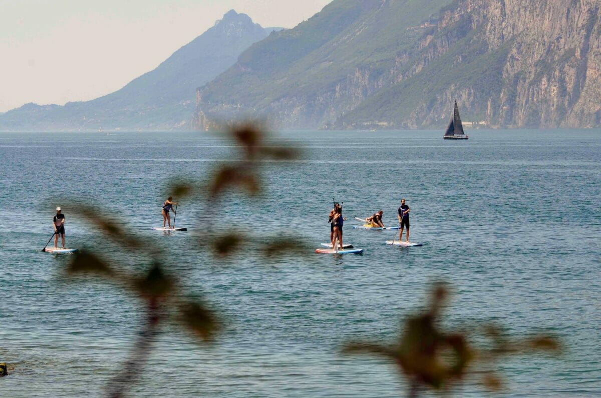 sup course at wwwind square malcesine lake garda