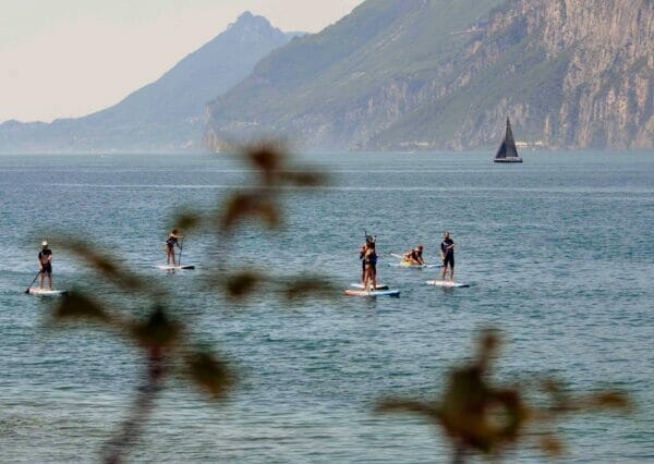 sup course at wwwind square malcesine lake garda