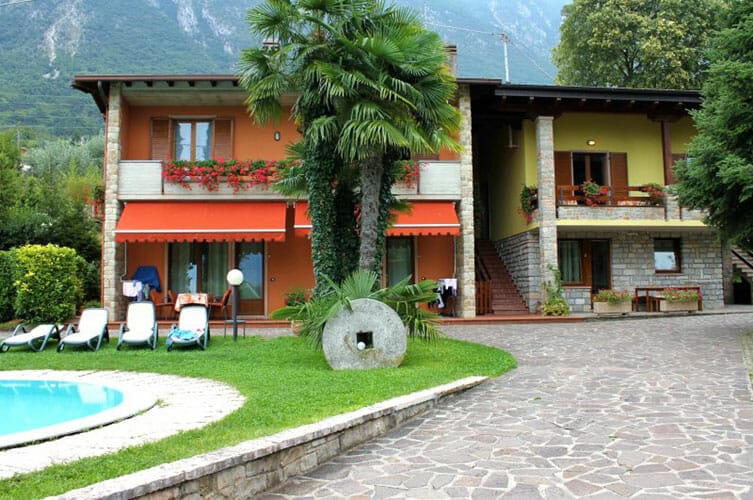 entrance from the garden