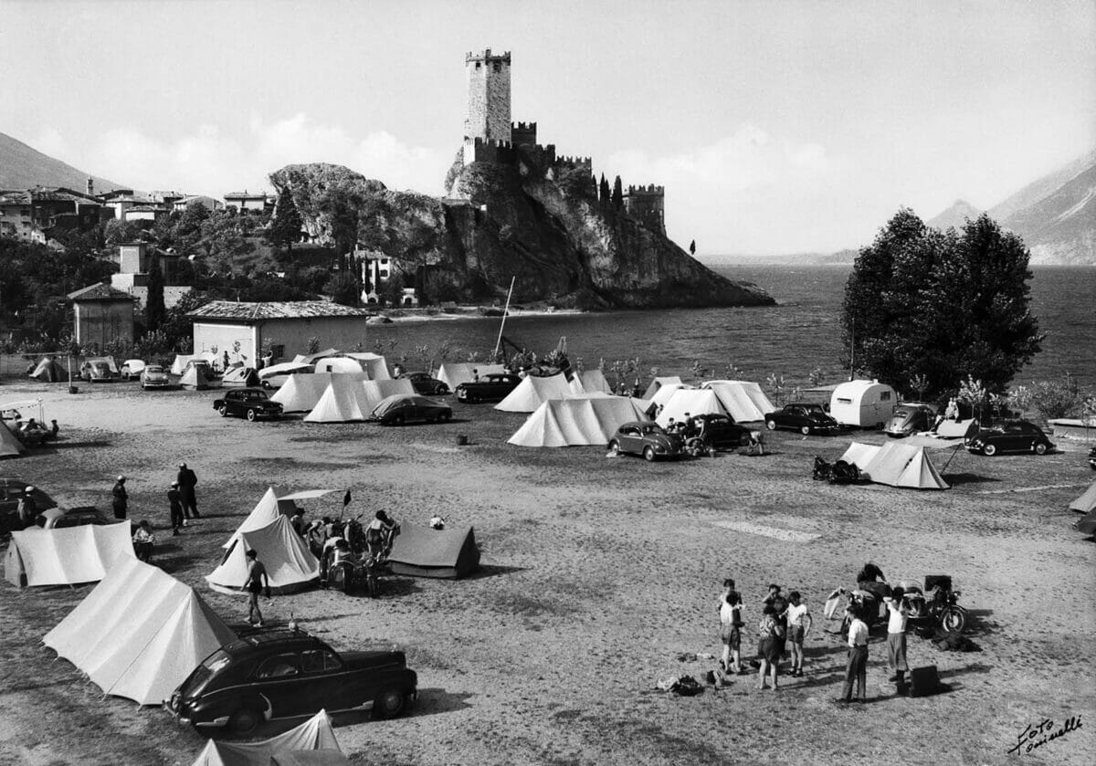 campeggio e castello di malcesine