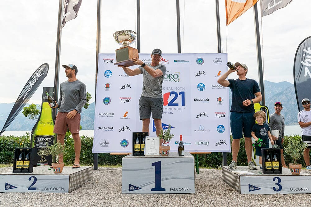 Moth Weltmeisterschaft 2021 podium