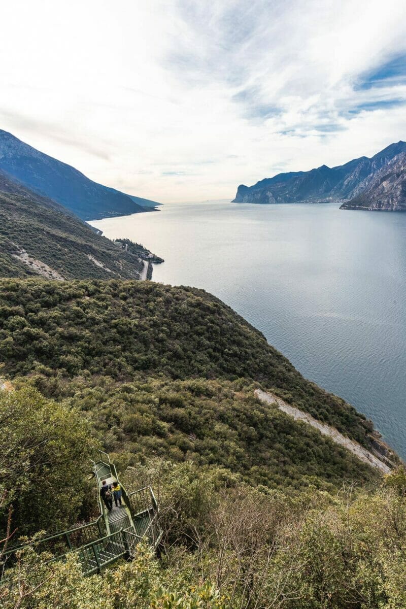 Busatte Tempesta Trail during winter