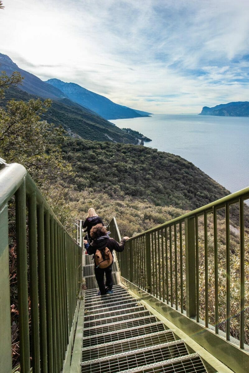 Busatte Tempesta Trail during winter