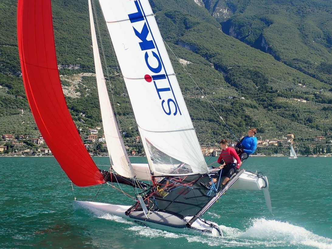 Catamaran course in Malcesine