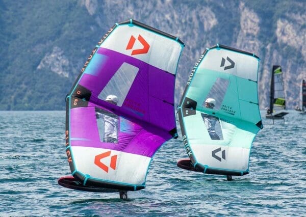 due wing foil al lago di garda