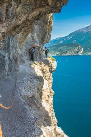 alpine route lake garda