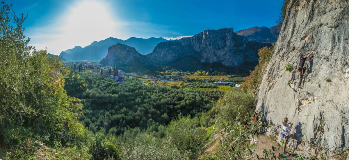 corso base di arrampicata al lago di garda