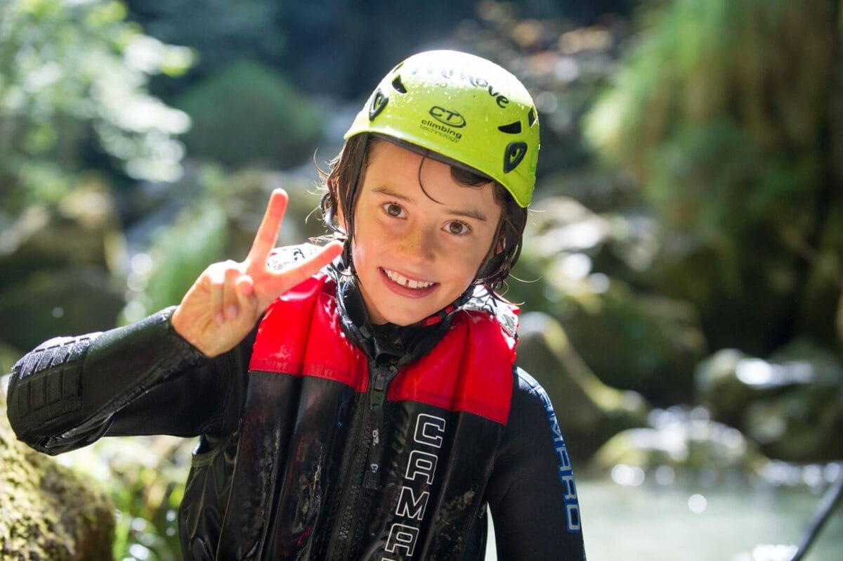 canyoning for children