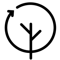 Logo riforestazione sostenibilita