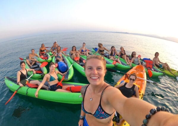 Gruppo in canoa