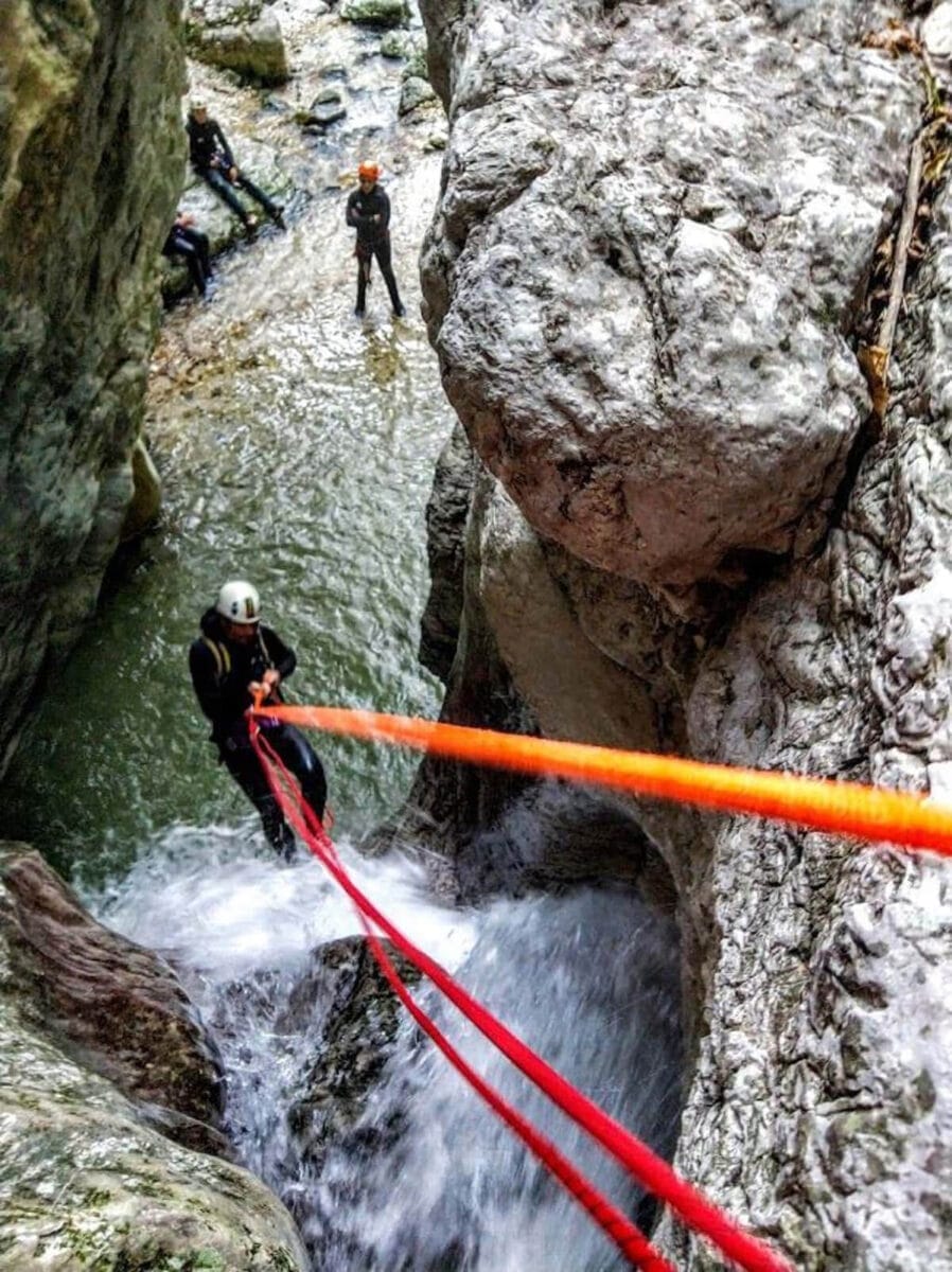 Canyoning facile Lago di Garda