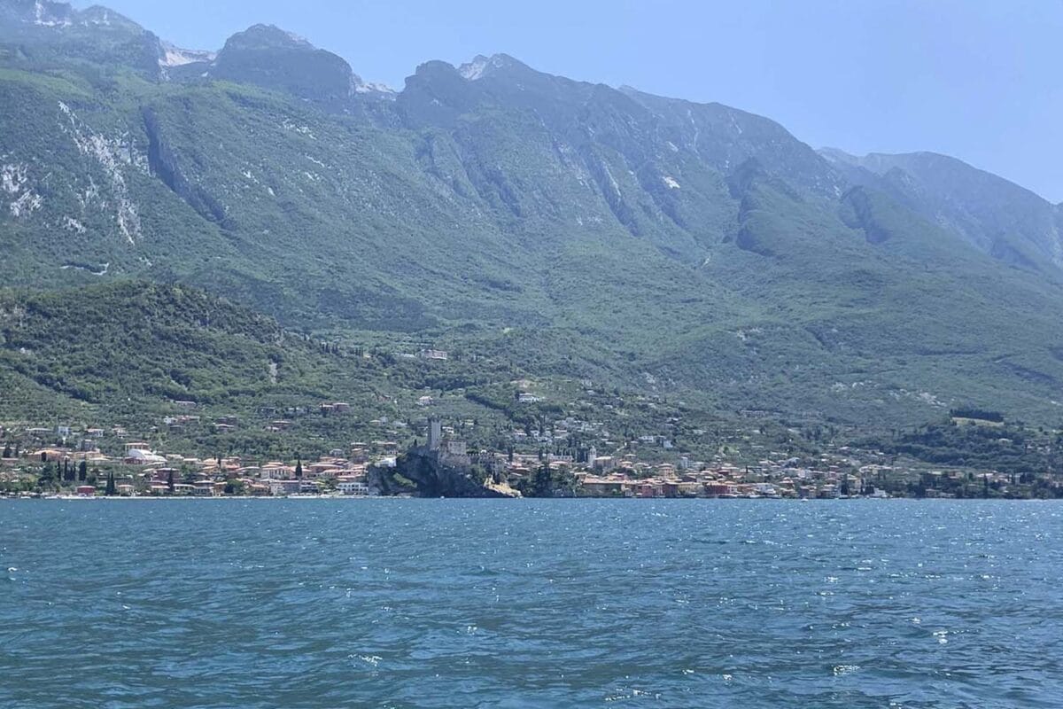 Malcesine vom Segelboot aus