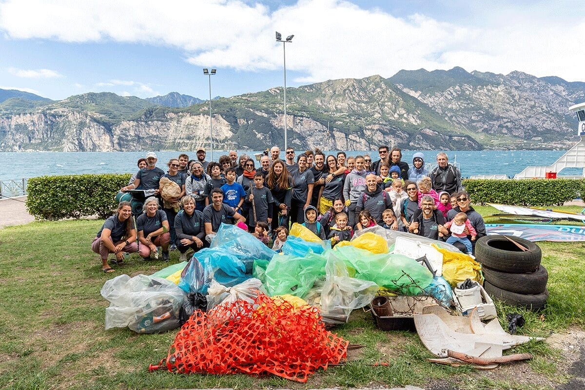 Foto di gruppo della 360 Path Cleanup a Malcesine